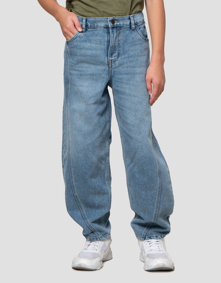 Nevada Barrel Fit Celana Denim Anak Laki-laki