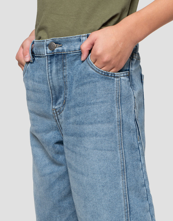 Nevada Barrel Fit Celana Denim Anak Laki-laki