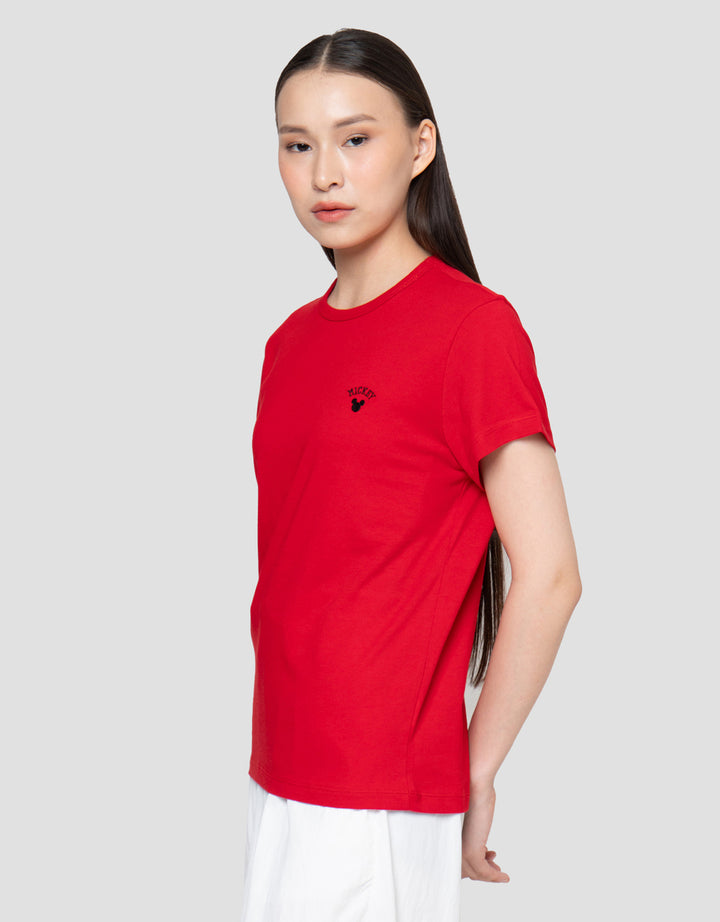 Disney Reg Print Mickey Mouse Kaos Wanita