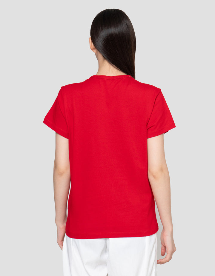 Disney Reg Print Mickey Mouse Kaos Wanita