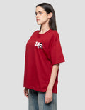 Disney Oversize New Print Mickey Mouse Kaos Oversize Wanita