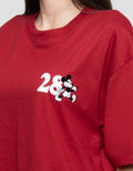 Disney Oversize New Print Mickey Mouse Kaos Oversize Wanita