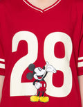 Disney Print Mickey Mouse Kaos Oversize Wanita