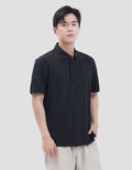 Suko Pattern Sports Shirt Lengan Pendek Kaos Polo Pria