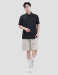 Suko Pattern Sports Shirt Lengan Pendek Kaos Polo Pria