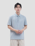 Suko Pattern Sports Shirt Lengan Pendek Kaos Polo Pria