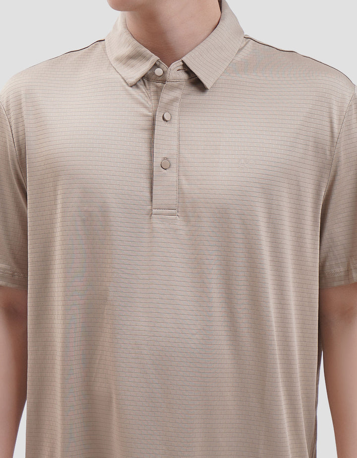 Suko Pattern Sports Shirt Lengan Pendek Kaos Polo Pria