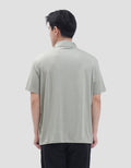 Suko Pattern Sports Shirt Lengan Pendek Kaos Polo Pria