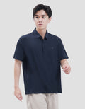 Suko Pattern Sports Shirt Lengan Pendek Kaos Polo Pria
