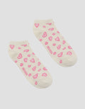 Nevada Ankle Leopard Kaus Kaki Wanita