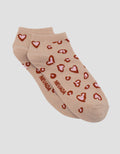 Nevada Ankle Leopard Kaus Kaki Wanita