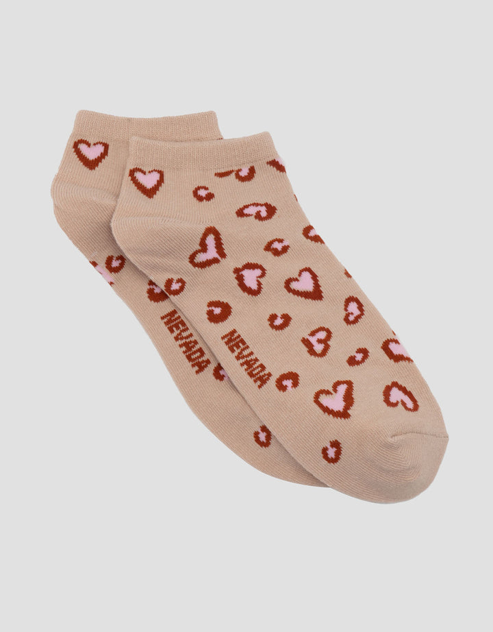 Nevada Ankle Leopard Kaus Kaki Wanita