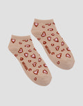 Nevada Ankle Leopard Kaus Kaki Wanita