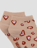 Nevada Ankle Leopard Kaus Kaki Wanita