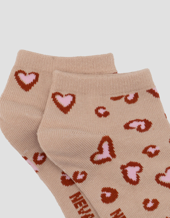 Nevada Ankle Leopard Kaus Kaki Wanita