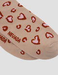 Nevada Ankle Leopard Kaus Kaki Wanita