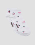 Nevada Ankle Cherry Kaus Kaki Wanita