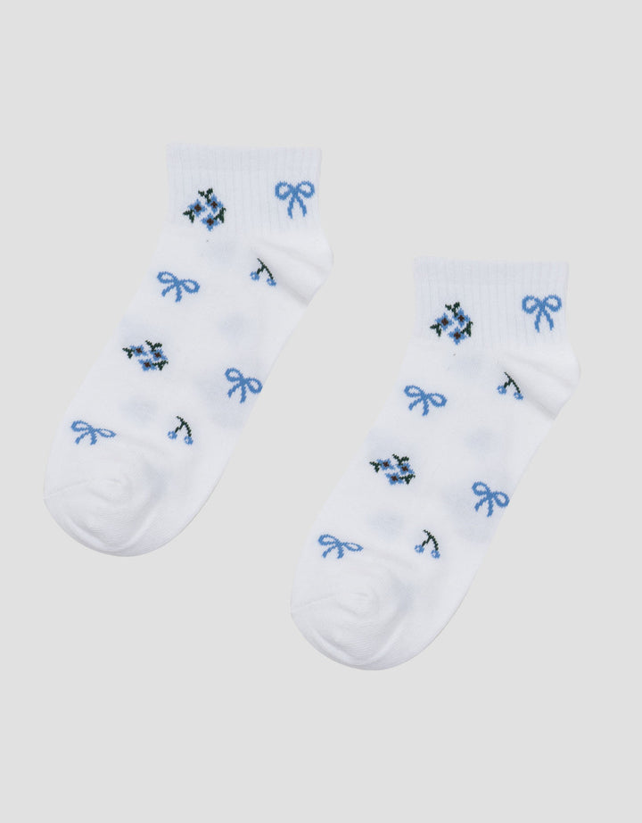 Nevada Ankle Cherry Kaus Kaki Wanita