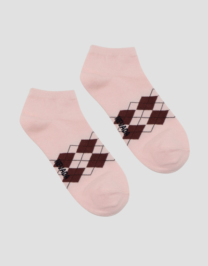 Nevada Ankle Argyle Kaus Kaki Wanita