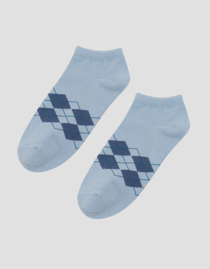 Nevada Ankle Argyle Kaus Kaki Wanita