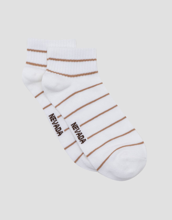 Nevada Ankle Stripe Kaus Kaki Wanita
