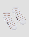 Nevada Ankle Stripe Kaus Kaki Wanita