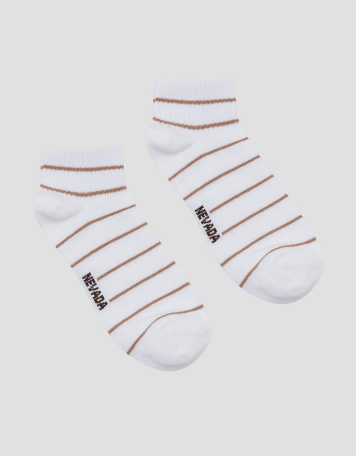 Nevada Ankle Stripe Kaus Kaki Wanita