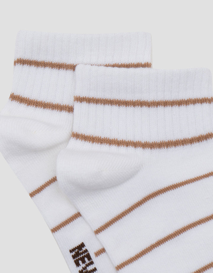 Nevada Ankle Stripe Kaus Kaki Wanita