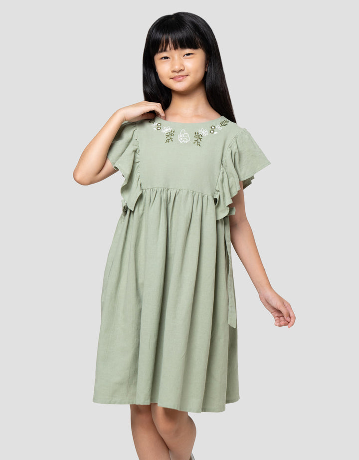 Character Woven Sa My Melody Dress Anak Perempuan