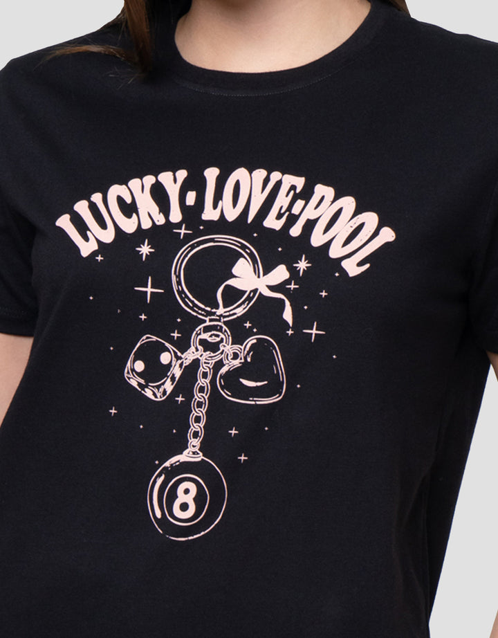 Nevada Cvc Lucky Love Pool Kaos Wanita