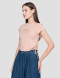 Nevada Side Tie California Kaos Wanita