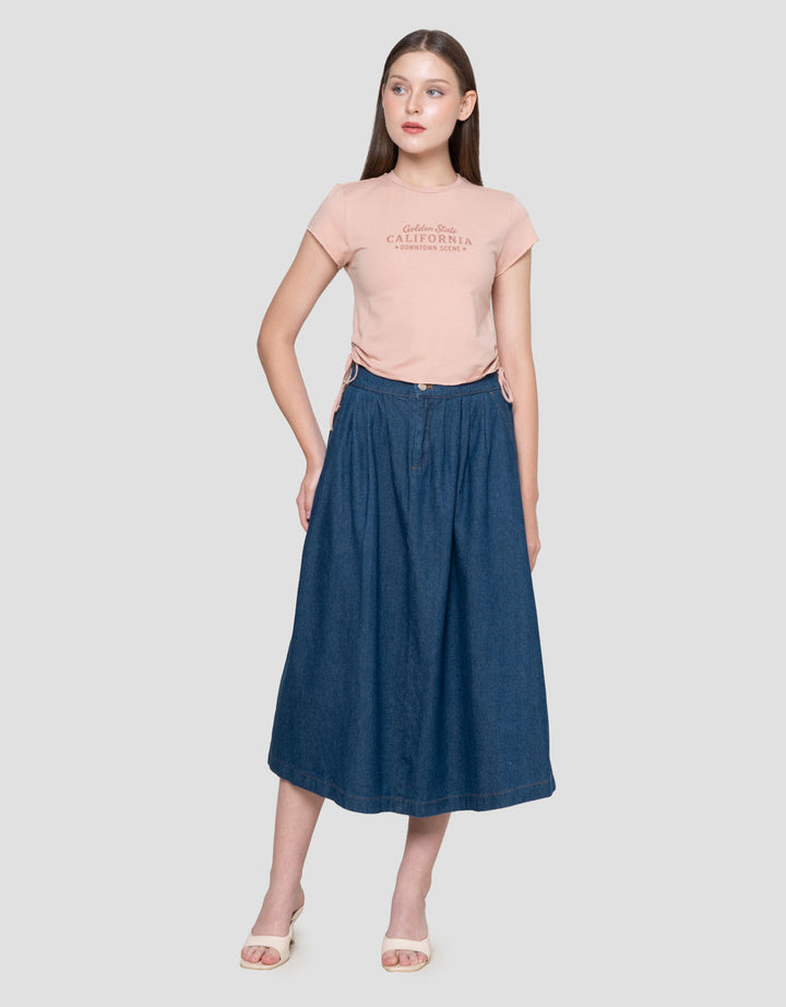 Nevada Side Tie California Kaos Wanita