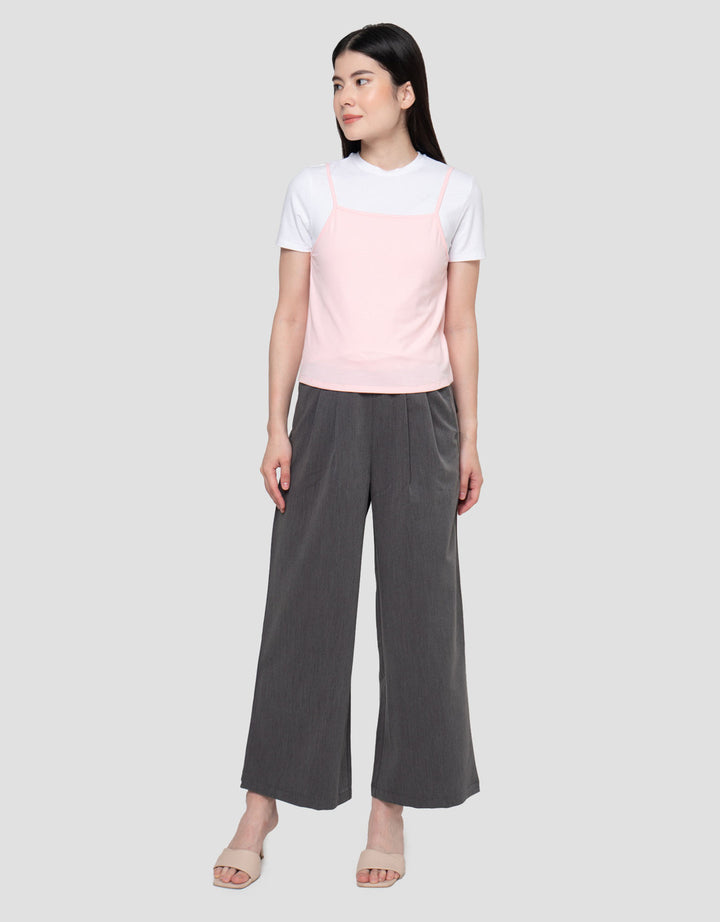 Nevada Two Pieces With Tanktop Kaos Wanita