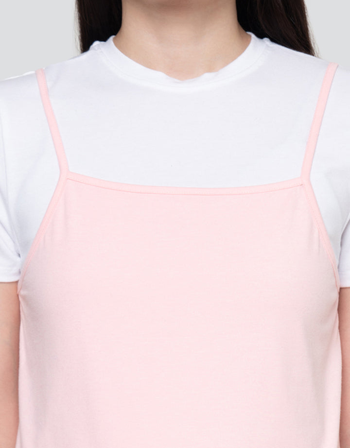 Nevada Two Pieces With Tanktop Kaos Wanita