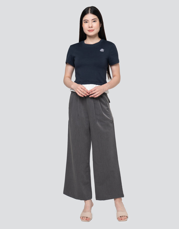 Nevada Rib Spndx With Ruffle Kaos Wanita