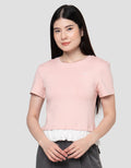 Nevada Rib Spndx With Ruffle Kaos Wanita