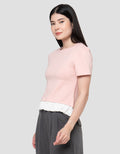 Nevada Rib Spndx With Ruffle Kaos Wanita