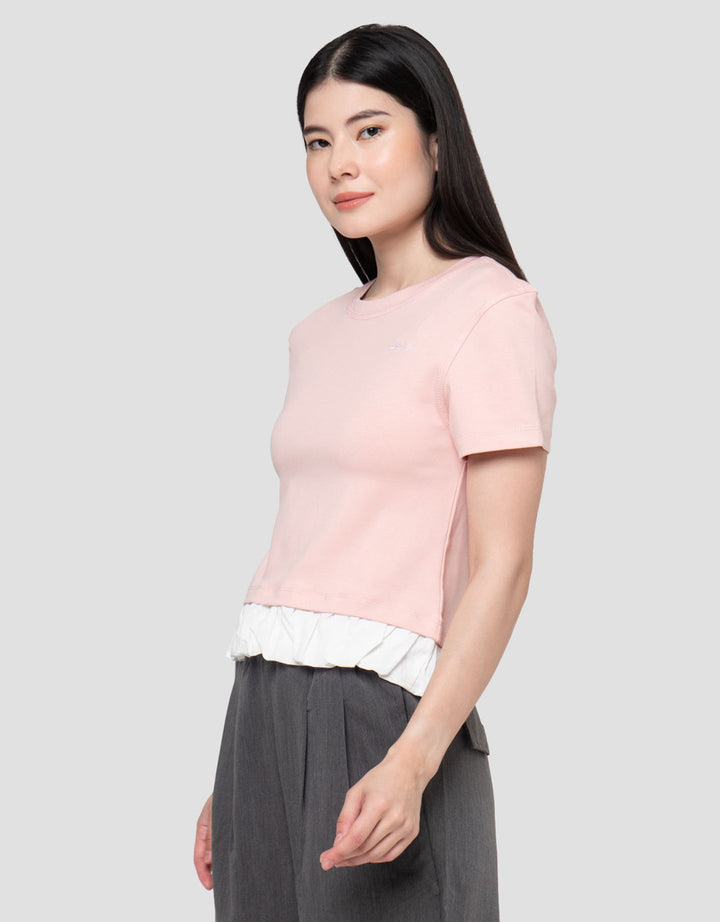 Nevada Rib Spndx With Ruffle Kaos Wanita
