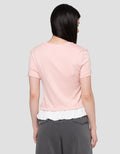 Nevada Rib Spndx With Ruffle Kaos Wanita