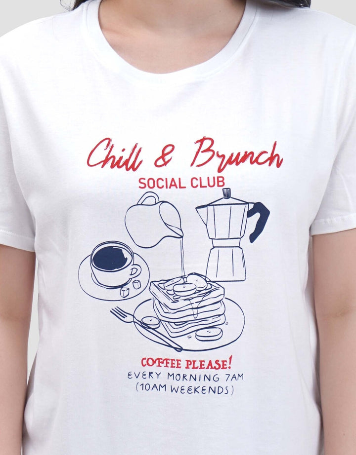 Nevada Chill And Brunch Kaos Wanita
