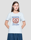 Nevada Comb Morning Breakfast Kaos Wanita