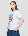 Nevada Comb Morning Breakfast Kaos Wanita