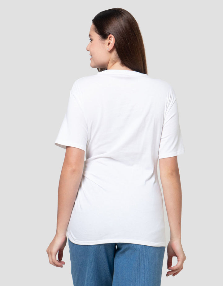 Nevada Comb Side Tie Kaos Wanita