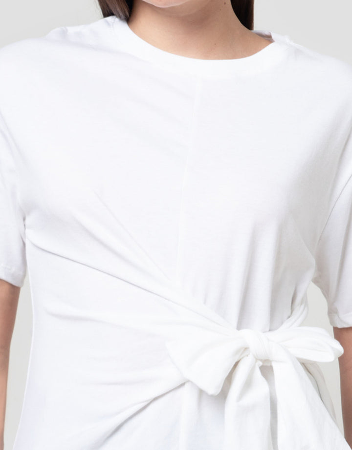 Nevada Comb Side Tie Kaos Wanita