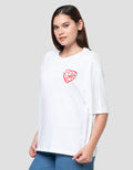 Nevada Comb One Love One Heart Kaos Wanita