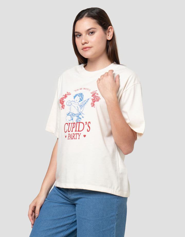 Nevada Comb Cupids Party Kaos Wanita