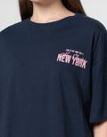 Nevada Comb New Chapter New York Kaos Oversize Wanita