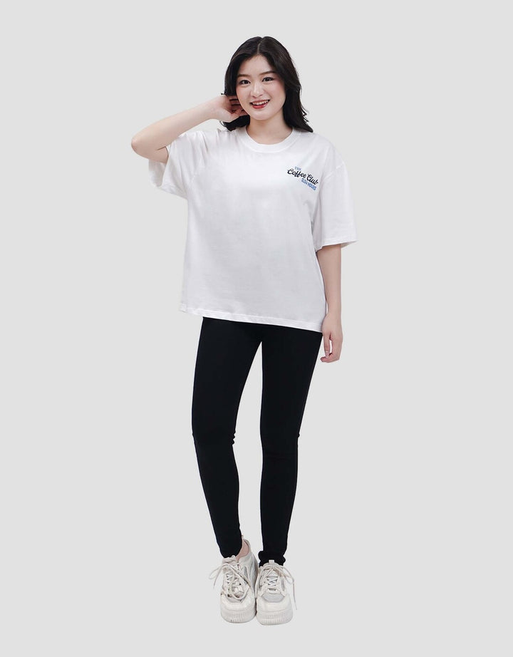 Nevada Comb Happy Break Kaos Oversize Wanita