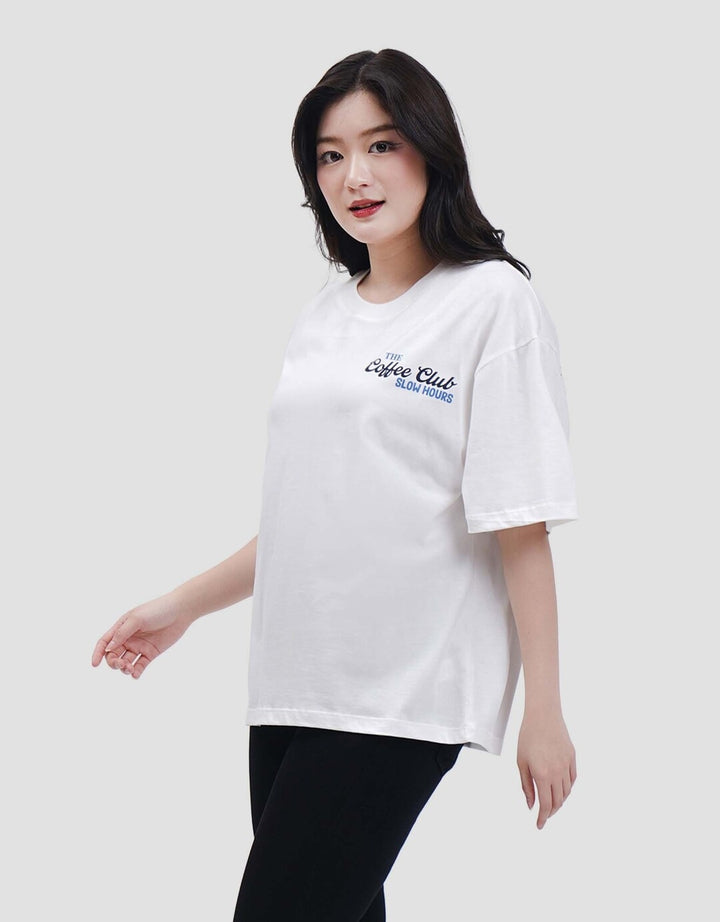 Nevada Comb Happy Break Kaos Oversize Wanita