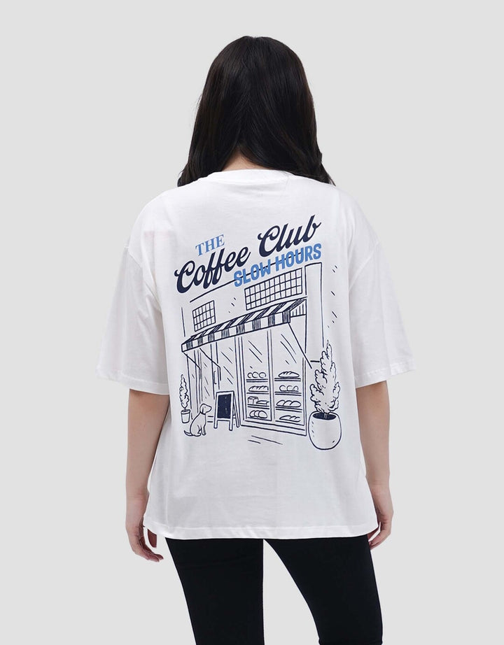 Nevada Comb Happy Break Kaos Oversize Wanita